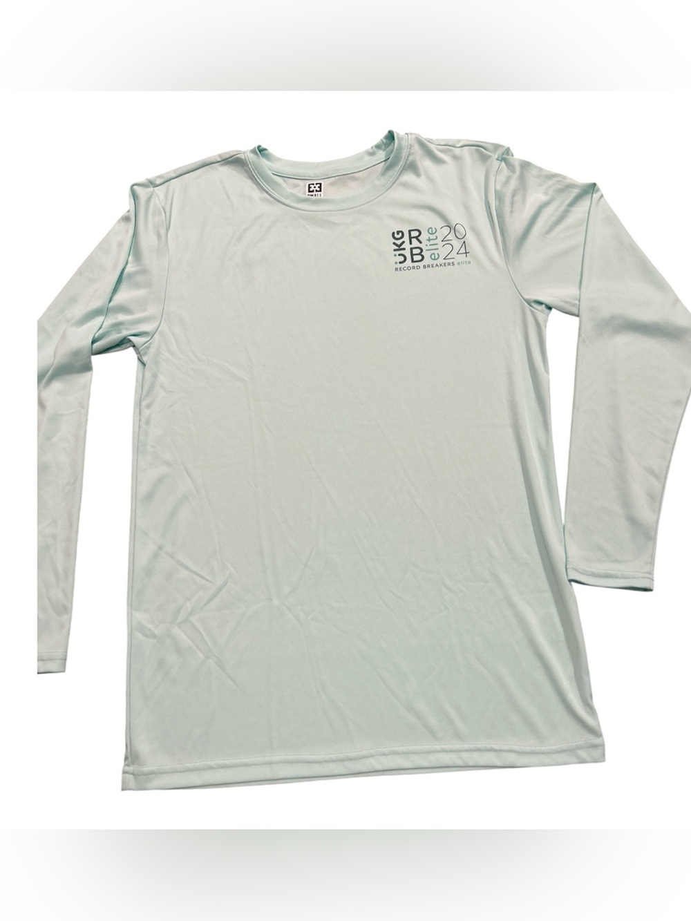 iUGO Elite 2024 Long Sleeve Performance Shirt Mint Green Athletic Running Top